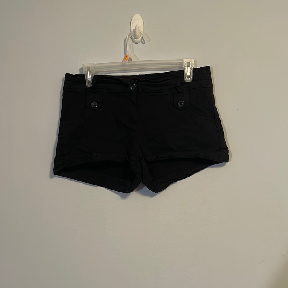 Womens Black jegging shorts
